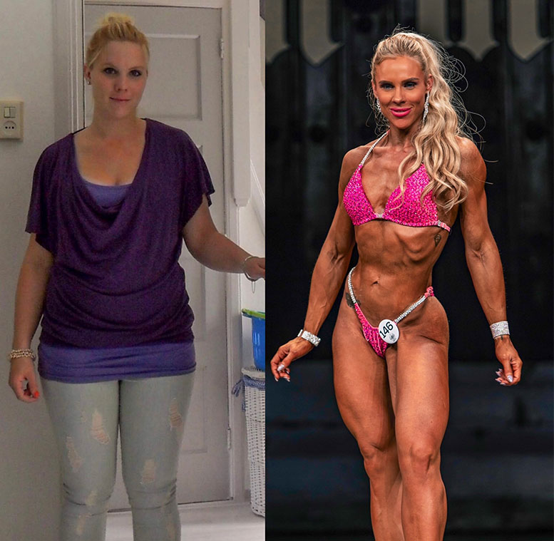 Transformatiefoto van de coach